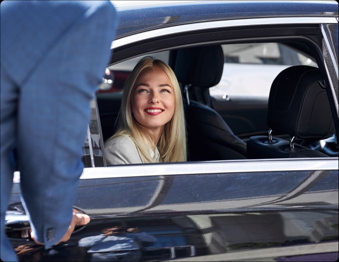 Corporate Transportation chauffeur service feature icon