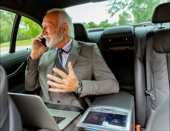 On-the-Go Assistance chauffeur service feature icon