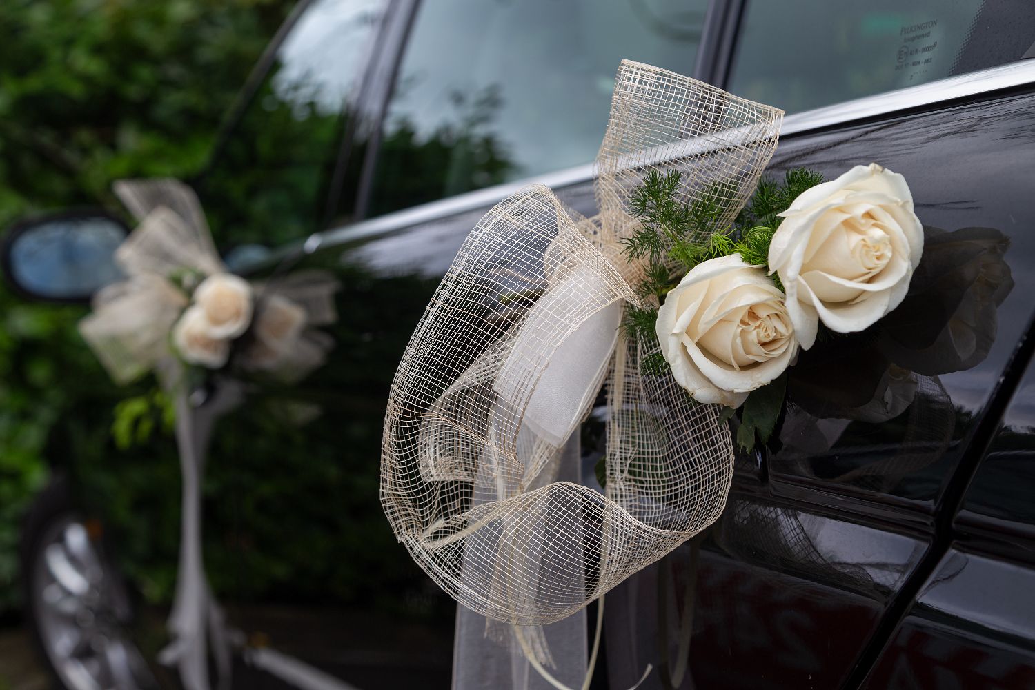 A Flower on the car